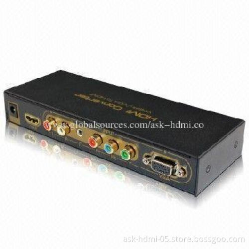 VGA YPbPr to HDMI Converter, Adaptive PAL/NTSC Standard